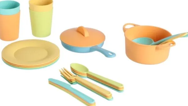 De Grote Speelgoedwinkel Pannenset Bioplastic 25-Delig voordelig online kopen? Hot