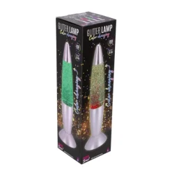De Grote Speelgoedwinkel Party Time Glitterlamp Led Color Changing 35 Cm New