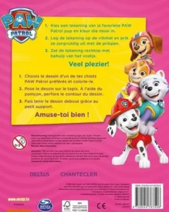 Deltas Paw Patrol Prikblok (roze) Outlet