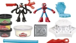 Play-Doh Playdoh Spiderman Launch And Slice Battle Outlet