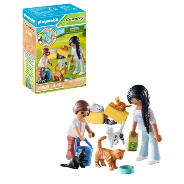 Playmobil 71309 Country Kattenfamilie Fashion