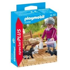 Playmobil Special Plus 71172 Oma Met Katten Fashion