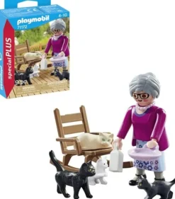 Playmobil Special Plus 71172 Oma Met Katten Fashion