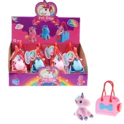 De Grote Speelgoedwinkel Pluche unicorn in draagtas Sale