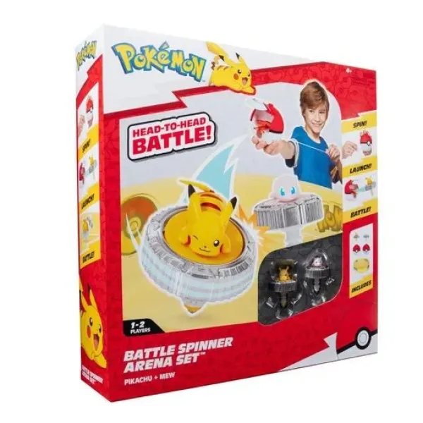 De Grote Speelgoedwinkel Pokemon Battle Spinner Two Pack With Stadium Outlet