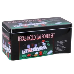 De Grote Speelgoedwinkel Pokerset In Blik 200 Delig Fashion
