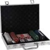 De Grote Speelgoedwinkel Pokerset In Koffer 200 Delig Met 2 Decks Speelkaarten en Fiches New