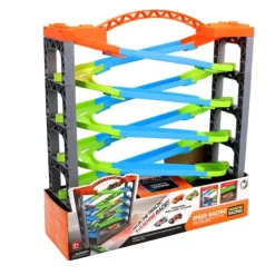De Grote Speelgoedwinkel Racebaan Deluxe Met 5 Lagen En 2 Auto's Hot