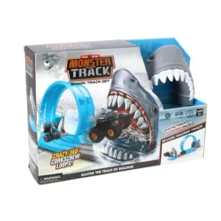 De Grote Speelgoedwinkel Racebaan Haai Met Diecast Auto Sale
