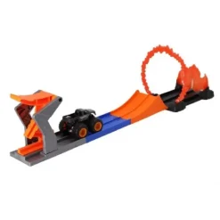 De Grote Speelgoedwinkel Racebaan Met Vlammen Met 1 Diecast Auto Online