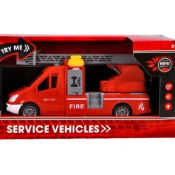 Rapid Wheels Brandweerwagen Met Lader En Licht En Geluid Best