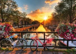 Ravensburger Puzzel Fietsen in Amsterdam (1000) Online