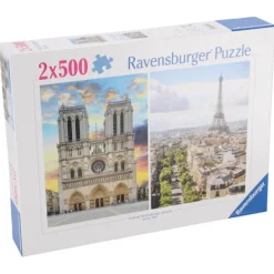 Ravensburger Puzzel In Parijs 2 X 500 Stukjes New