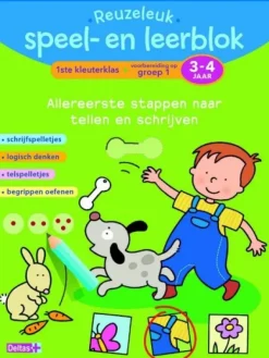 Deltas Reuzeleuk speel- en leerblok tellen en schrijven (3-4 jaar) Discount
