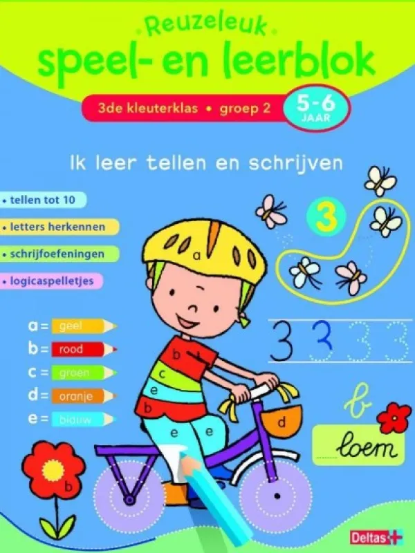 Deltas Reuzeleuk speel- en leerblok - Ik Leer Tellen En Schrijven (5-6 Jaar) Clearance