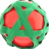 De Grote Speelgoedwinkel Rode crossbal met groene rubberband Best