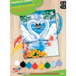 Sequin Art Schilderen Op Nummer Zwanen Discount