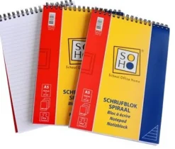 De Grote Speelgoedwinkel Schrijfblok A5 Spiraal Lijn Fashion