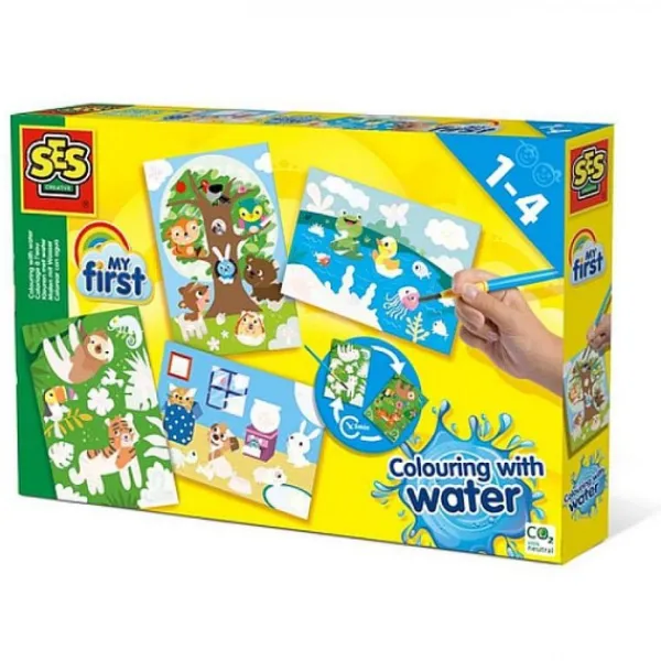 Ses Kleuren Met Water Verborgen Dieren Online