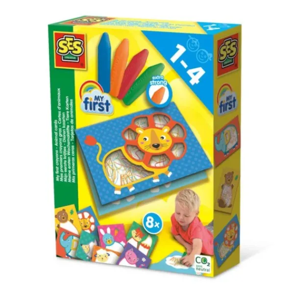 Ses My First Krijtjes Dieren Best