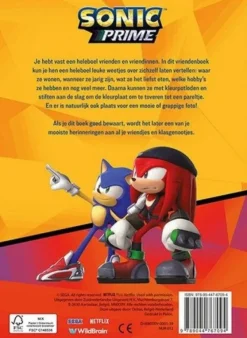 Deltas Sonic Prime Vriendenboek voordelig online kopen? Hot