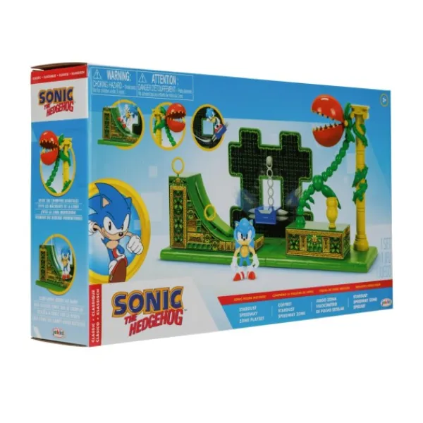 De Grote Speelgoedwinkel Sonic Speedway Zone Speelset Inclusief 6,5 Cm Figuur Best