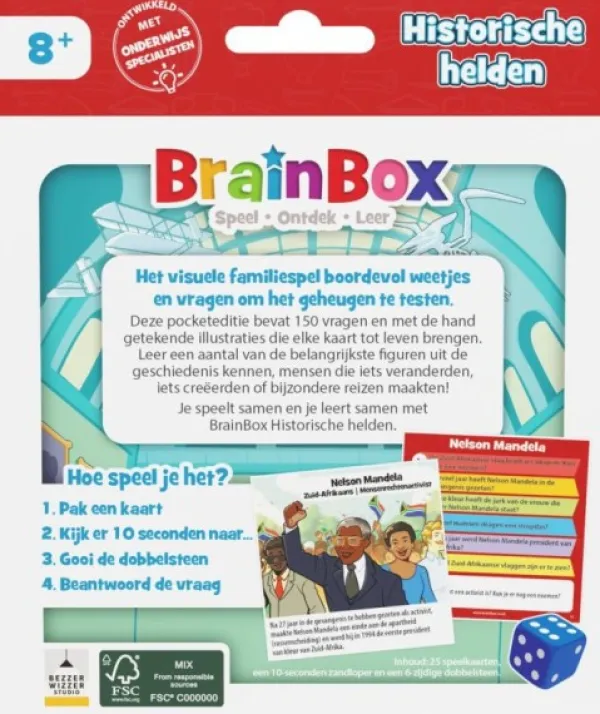 De Grote Speelgoedwinkel Spel Brainbox Pocket Historische Helden New