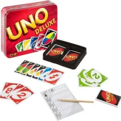 Mattel Spel Uno Deluxe Tin Clearance