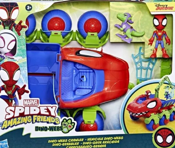 Hasbro Spidey And Friends Dino Webs Team Vehicle Hot