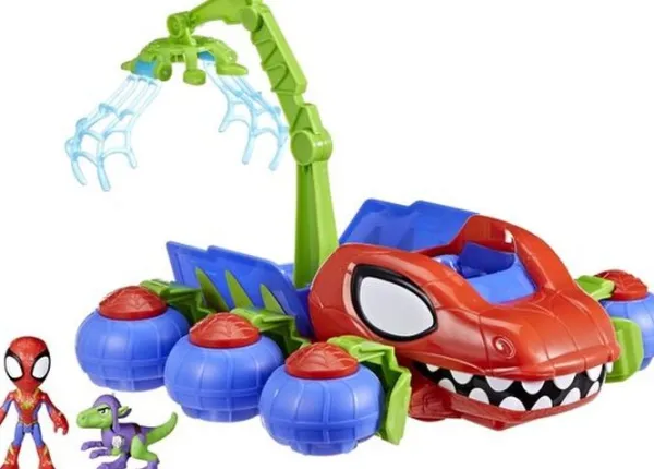 Hasbro Spidey And Friends Dino Webs Team Vehicle Hot