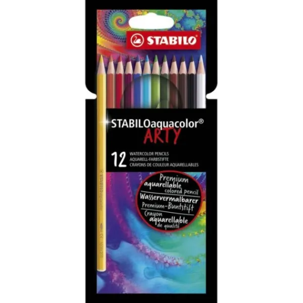 Stabilo aquacolor kleurpotloden arty etui 12 stuks Online