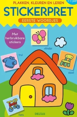 Deltas Stickerpret - Eerste Woordjes (3-5 Jaar) Clearance