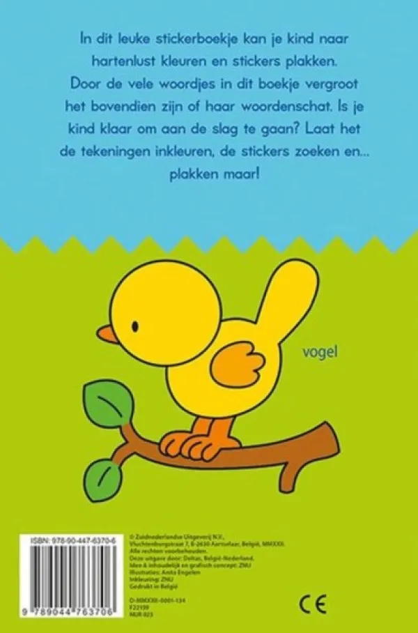Deltas Stickerpret - Eerste Woordjes (3-5 Jaar) Clearance