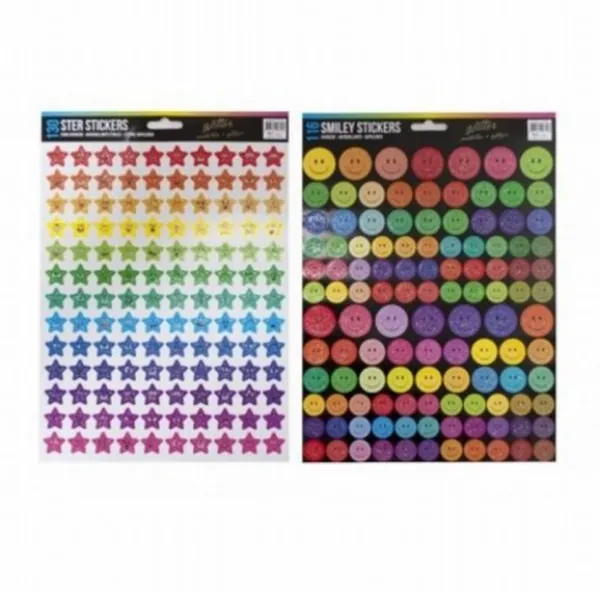 De Grote Speelgoedwinkel Stickers Ster Smile Glitter Discount