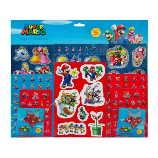De Grote Speelgoedwinkel Stickerset Super Mario 500-Delig Discount