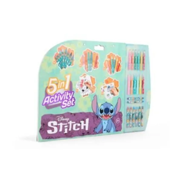 Disney Stitch 5 In 1 Kleurboek Activiteiten Set New