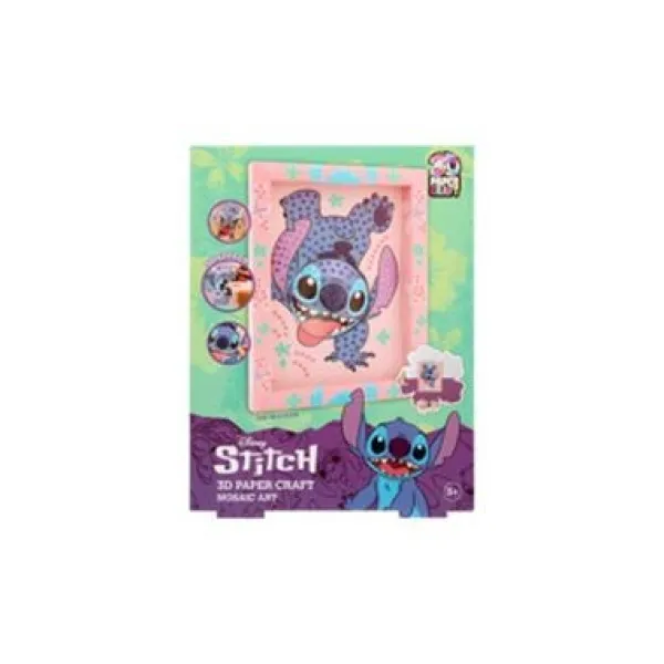 Disney Stitch 3d Paper Craft Mosaic Art Hot