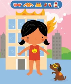 Deltas Super Girls Sticker Fun - Aankleedpoppen Online