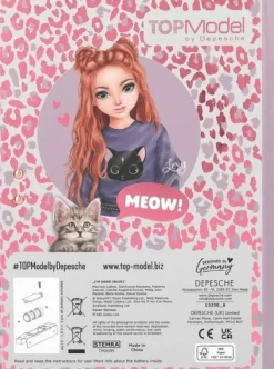Top Model Topmodel Dagboek Met Code En Geluid Rebel Kitty Best