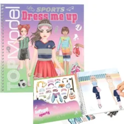 Depesche Topmodel Dress Me Up Stickerbook Sports Hot
