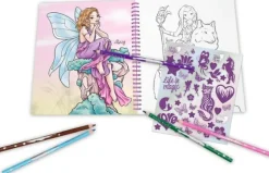 Top Model Topmodel Kleurboek Met Pailletten Fairy Love Fashion