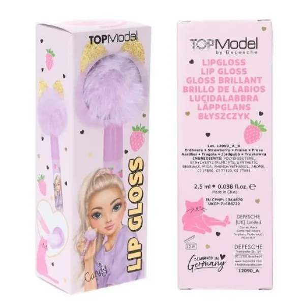 Depesche Topmodel Lipgloss Pompon Beauty And Me Hot