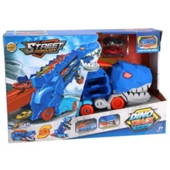 De Grote Speelgoedwinkel Transporter Carrycase Dino Met 2 Diecast Auto's Hot