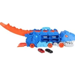 De Grote Speelgoedwinkel Transporter Carrycase Dino Met 2 Diecast Auto's Hot