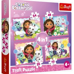 Trefl Puzzel Gabby's Dollhouse 4 In 1 Sale