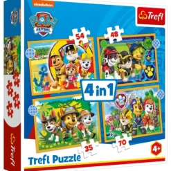 Nickelodeon Trefl Puzzel Paw Patrol 4 In 1 Fashion