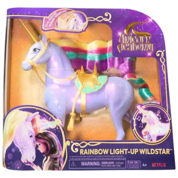 De Grote Speelgoedwinkel Unicorn Academy Unicorn Wildstar Rainbow Lightup 28cm Discount