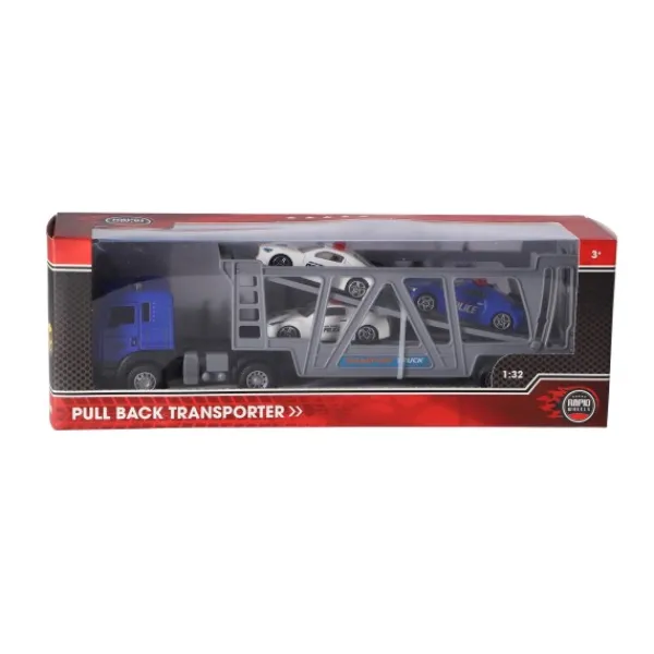 Rapid Wheels Vrachtwagen Met 3 Auto's Diecast Online