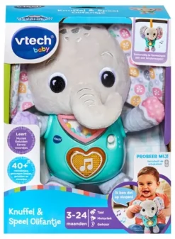 Vtech Baby Knuffel & Speel Olifantje Grijs Fashion