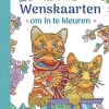 Deltas Wenskaarten Om In Te Kleuren - I Love Cats Hot
